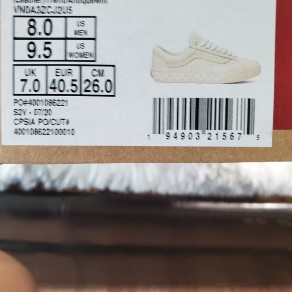 Vans unisex style 36 sf leather antique white - Picture 12 of 12